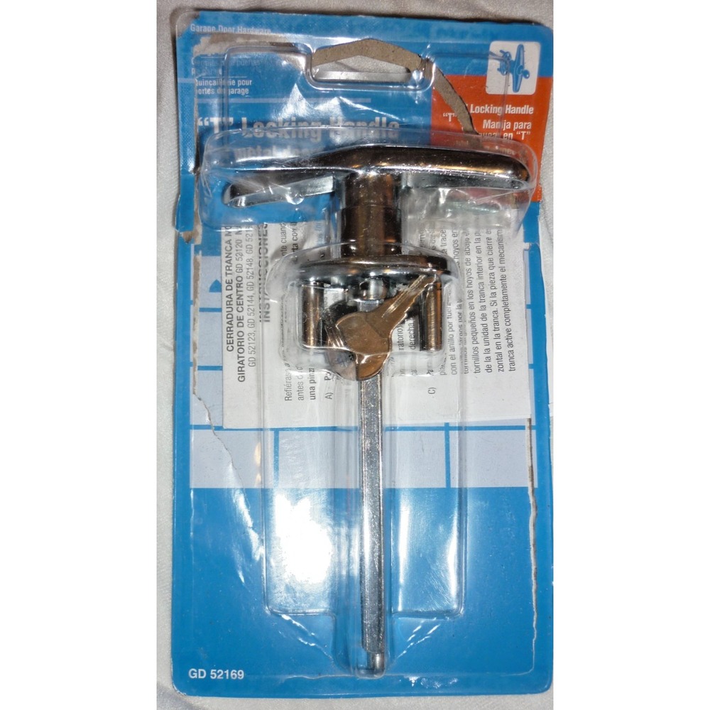 "T" Locking Handle for metal doors - garage door hardware GD 52169